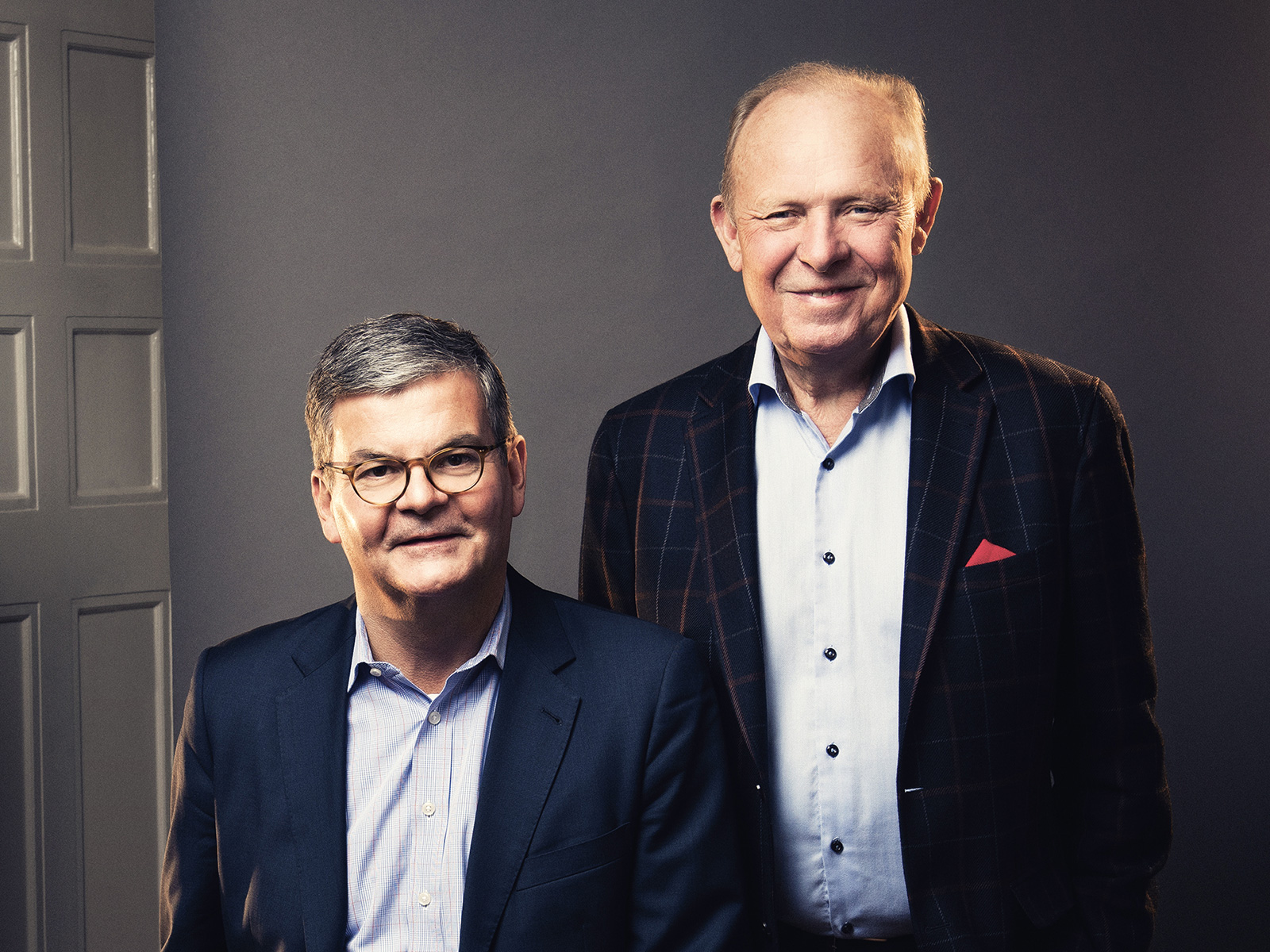 Göran Espelund och Anders Lannebo, grundare av Lannebo Fonder