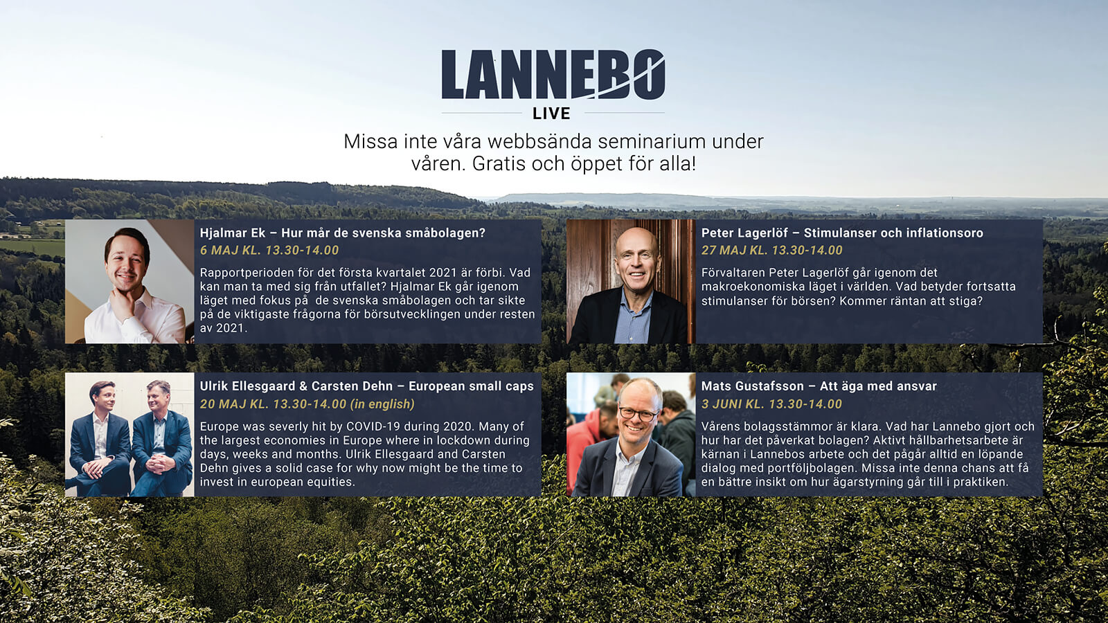 Lannebo Live liggande våren 2021
